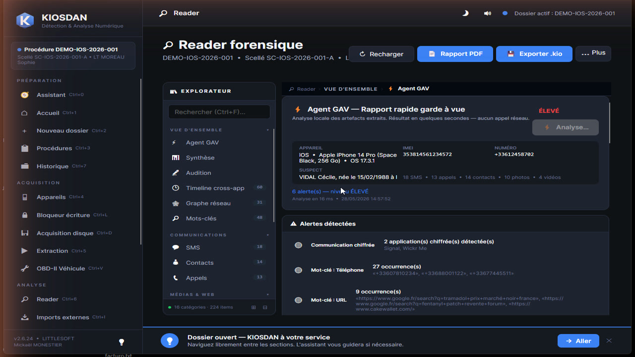 🔎 Reader unifié